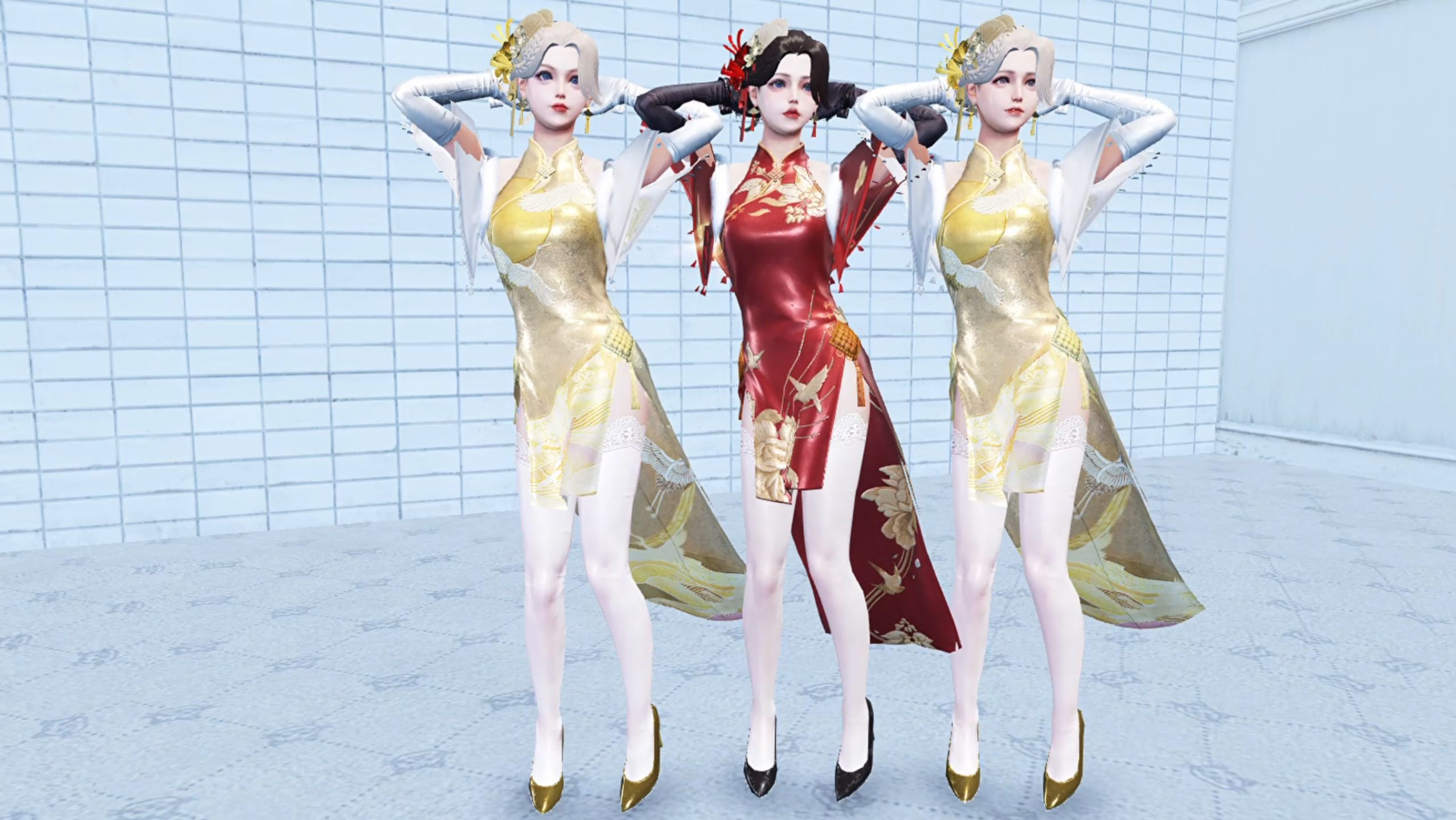 明日之后三旗袍跳舞