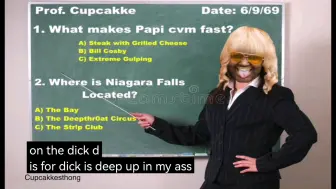 Download Video: 糕杯姐cupcakke26个字母发阴表