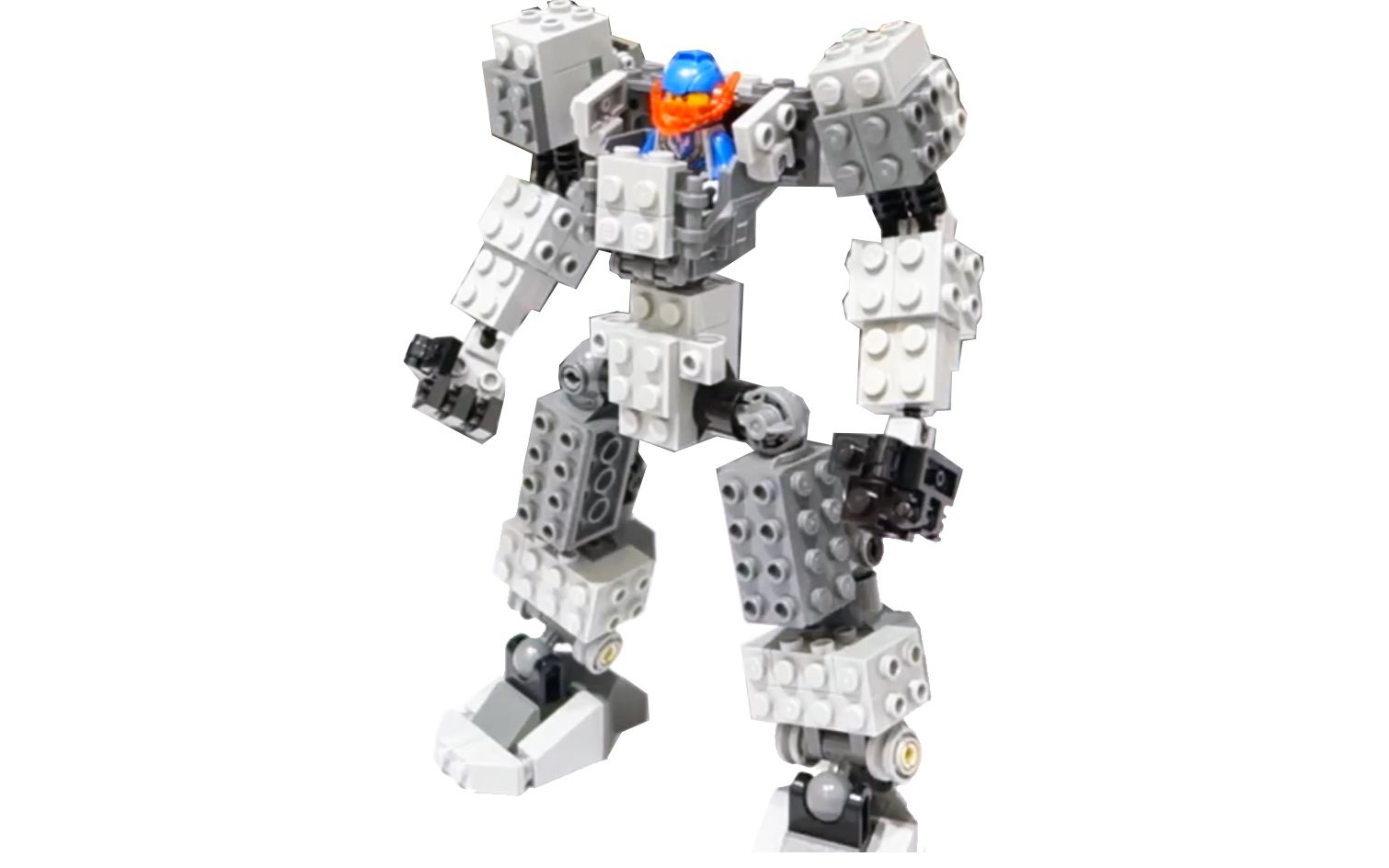 乐高moc教程机甲框架泰坦机甲套装拼搭指南