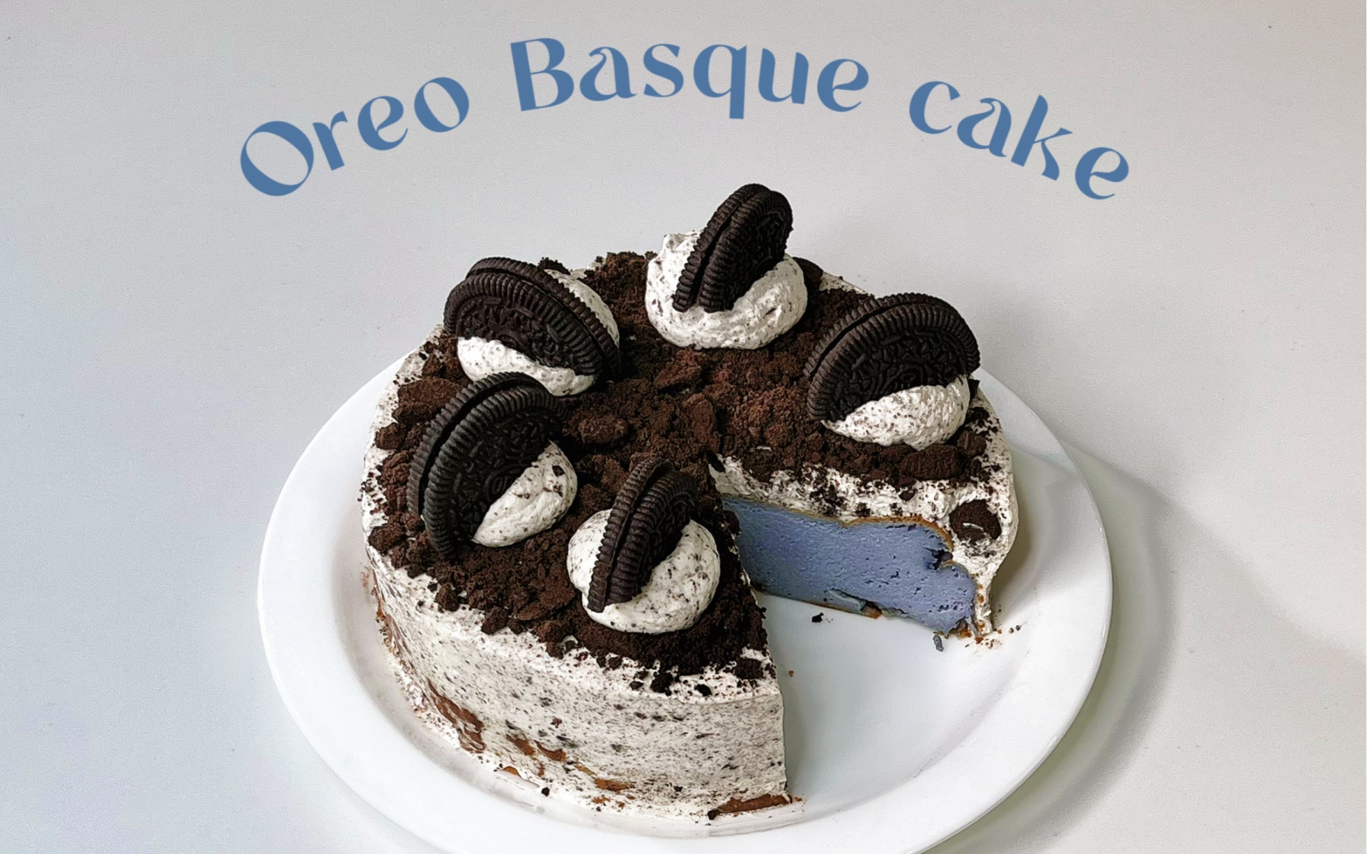 奥利奥海盐巴斯克蛋糕|超简单美味!零失败(配方在最后哦～)