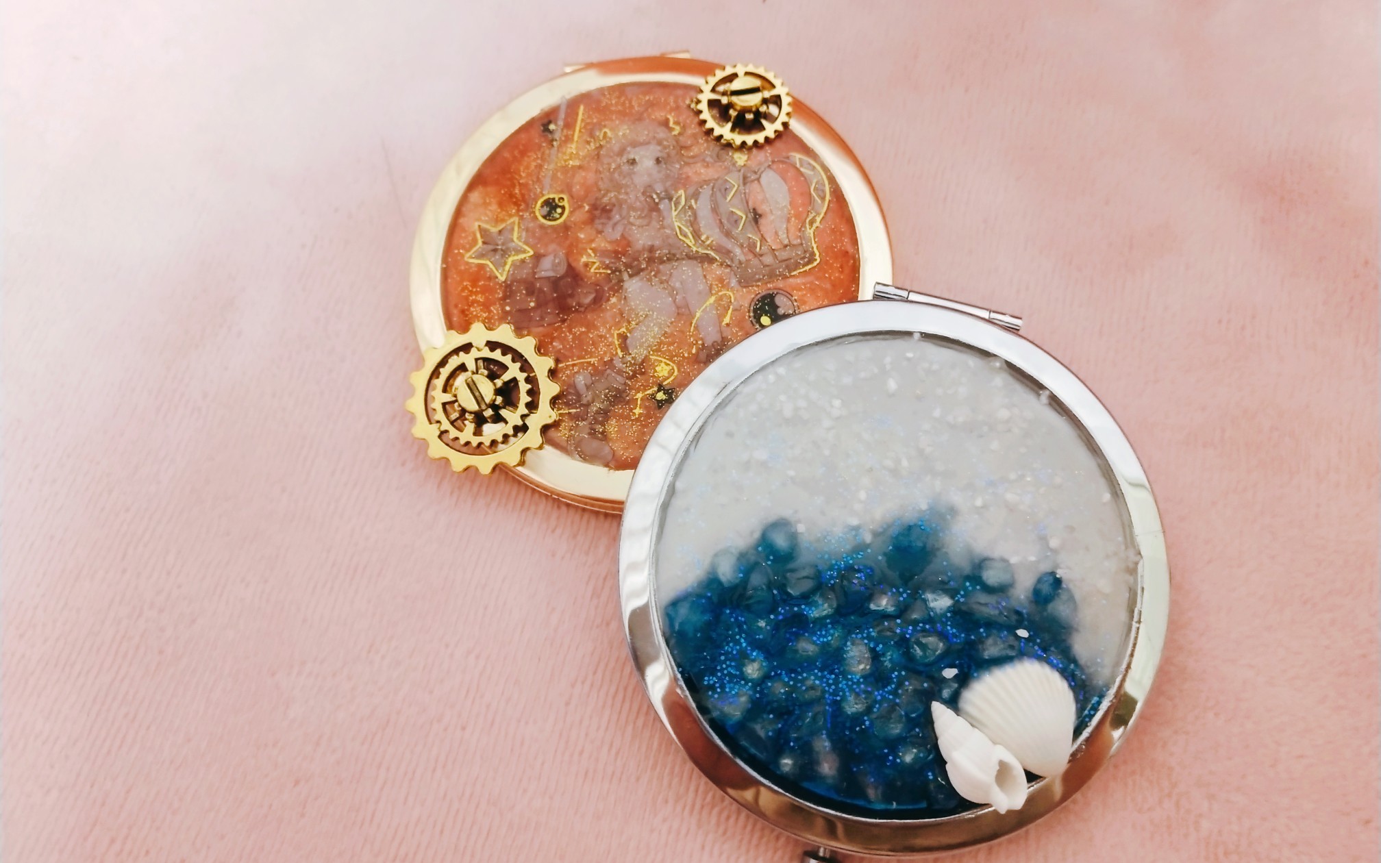 【滴胶】【镜子】成品欣赏,希望大家能喜欢!比心心!