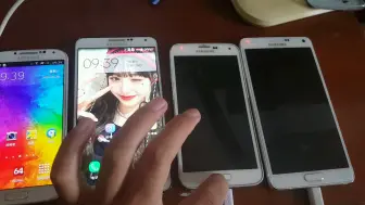 下载视频: 四台同一年发布三星Galaxy S4跟Note3 和三星Galaxy S5跟Note4铃声对比