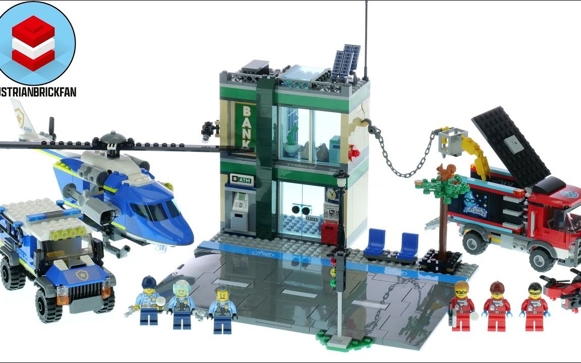 乐高 lego 城市60317 警察追捕-银行篇 2022速拼评测