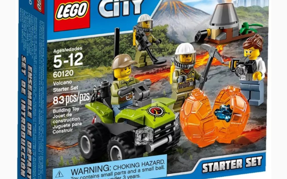 乐高城市60120火山探测入门套装速组评测