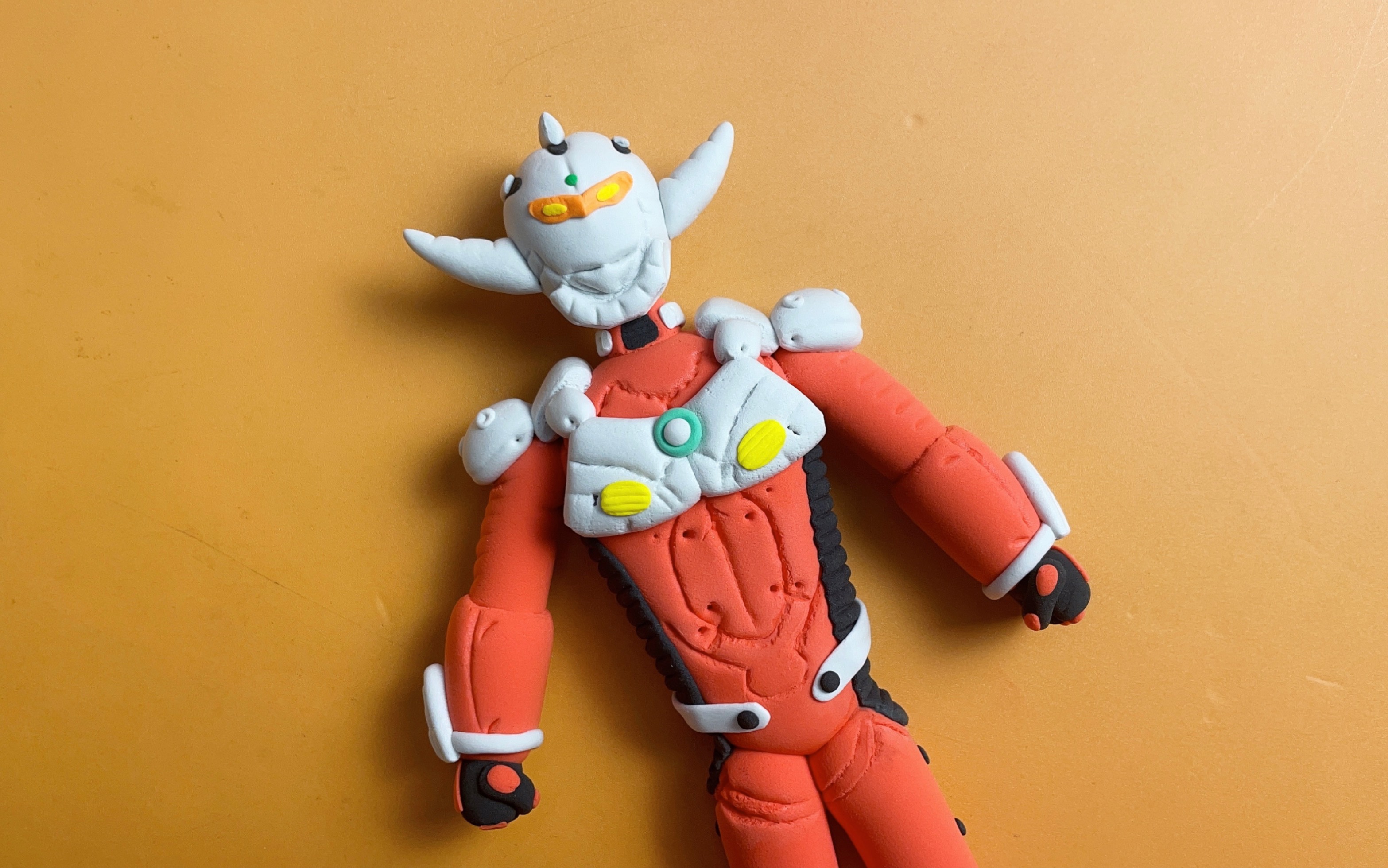 机动泰罗奥特曼粘土手工教程