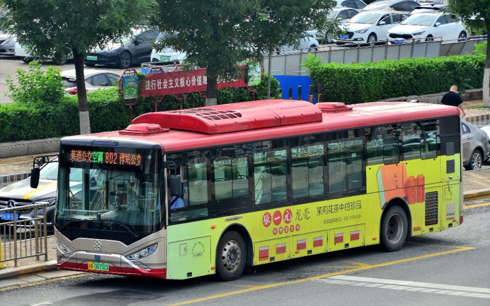 【偶遇王师傅】天津公交802路gtq6105bevbt11后山视角原速展望