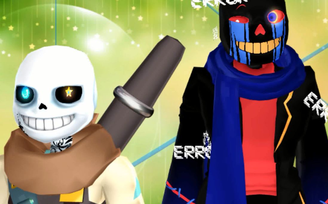 [mmd undertale xvine] error sans s magical hands