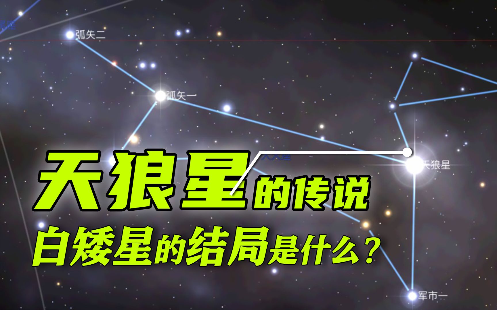 5分钟带你了解天狼星:夜空中最亮的星,白矮星的结局是什么?哔哩哔哩bilibili