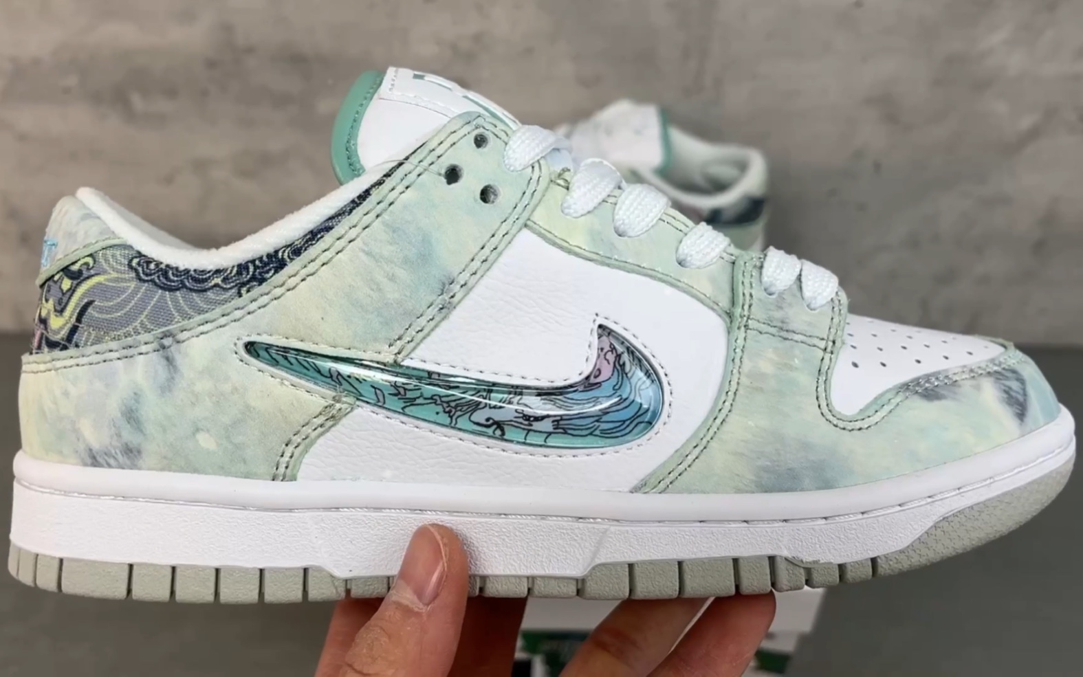 耐克 nike dunk low cny龙年限定龙王三太子敖丙低帮运动休闲板鞋dv