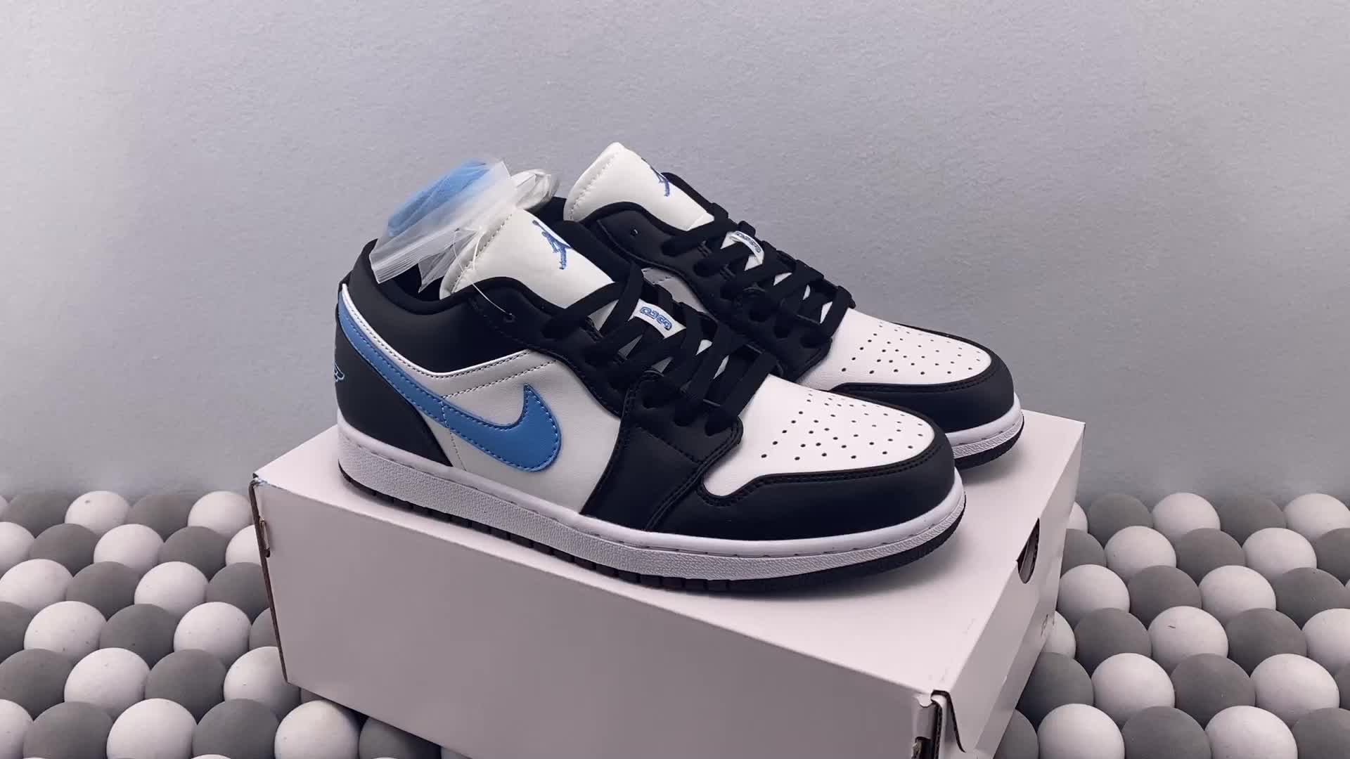 airjordan1lowaj1低帮黑白jmkj