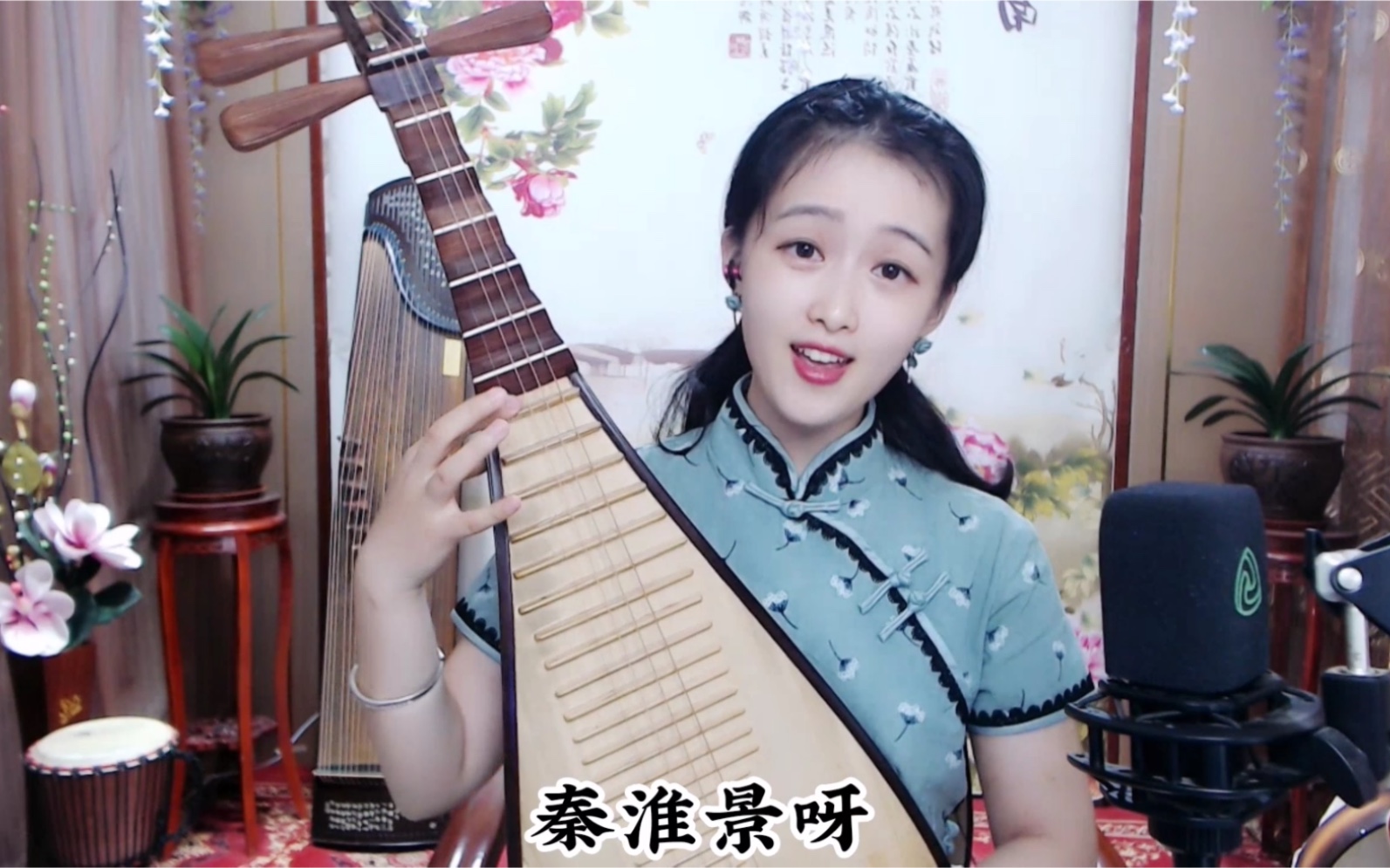 《秦淮景》——关雎(琵琶弹唱)我有一段情～唱给诸公听～_哔哩哔哩