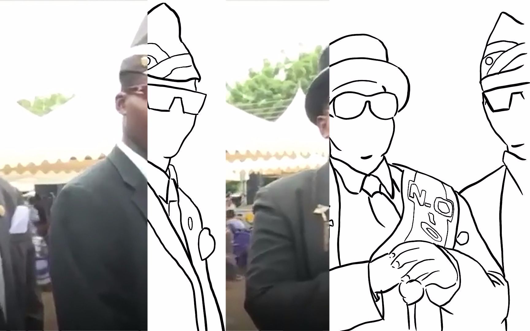 手绘1000帧!完美还原黑人抬棺~专业团队量身定制