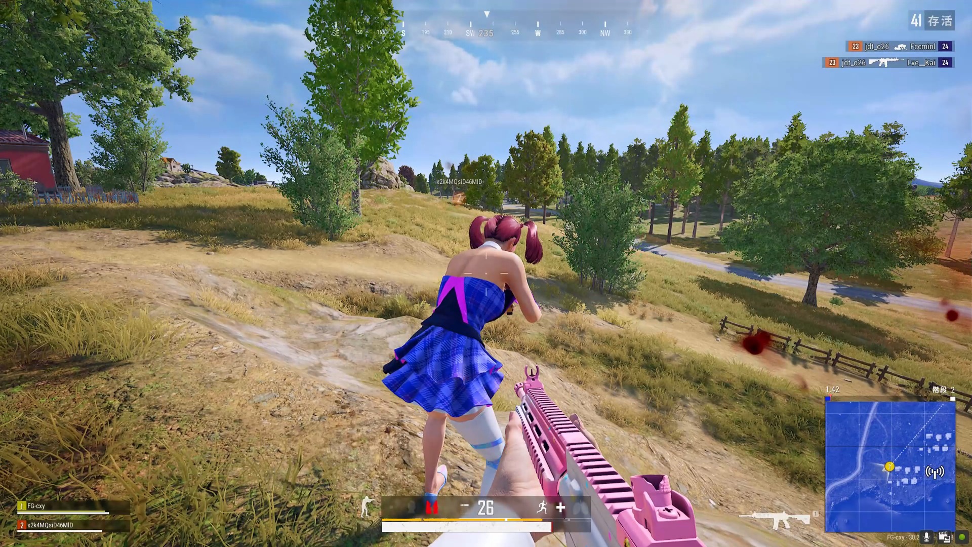 [图]PUBG布娃娃R女角色倒地死亡