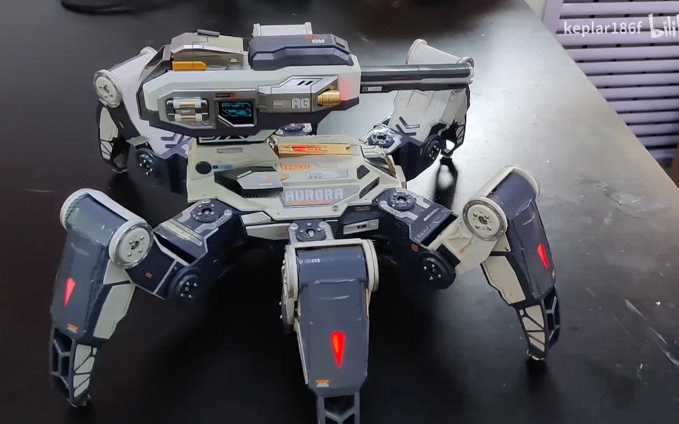 自制六足机甲(模型开源免费下载)_哔哩哔哩_bilibili