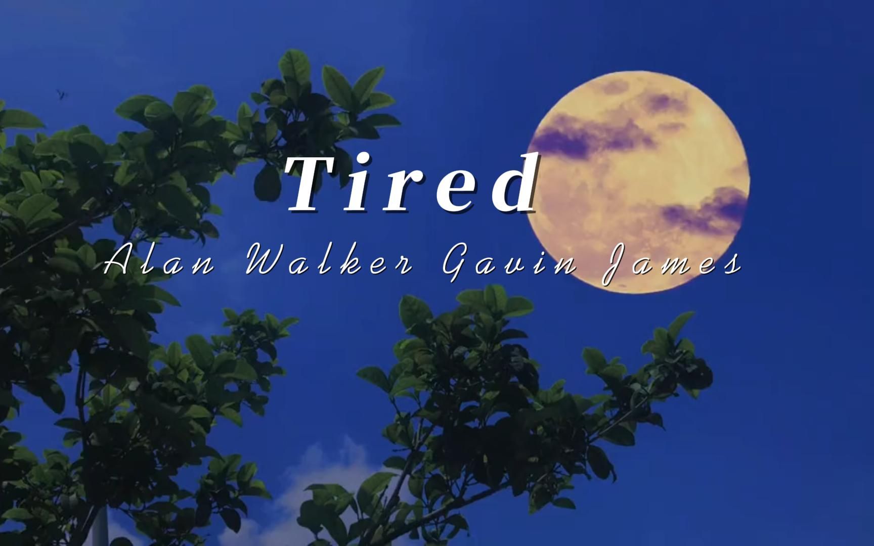 “在你内心疲惫的时候让我去狠狠爱你”| TiredAlan Walker,Gavin James哔哩哔哩bilibili