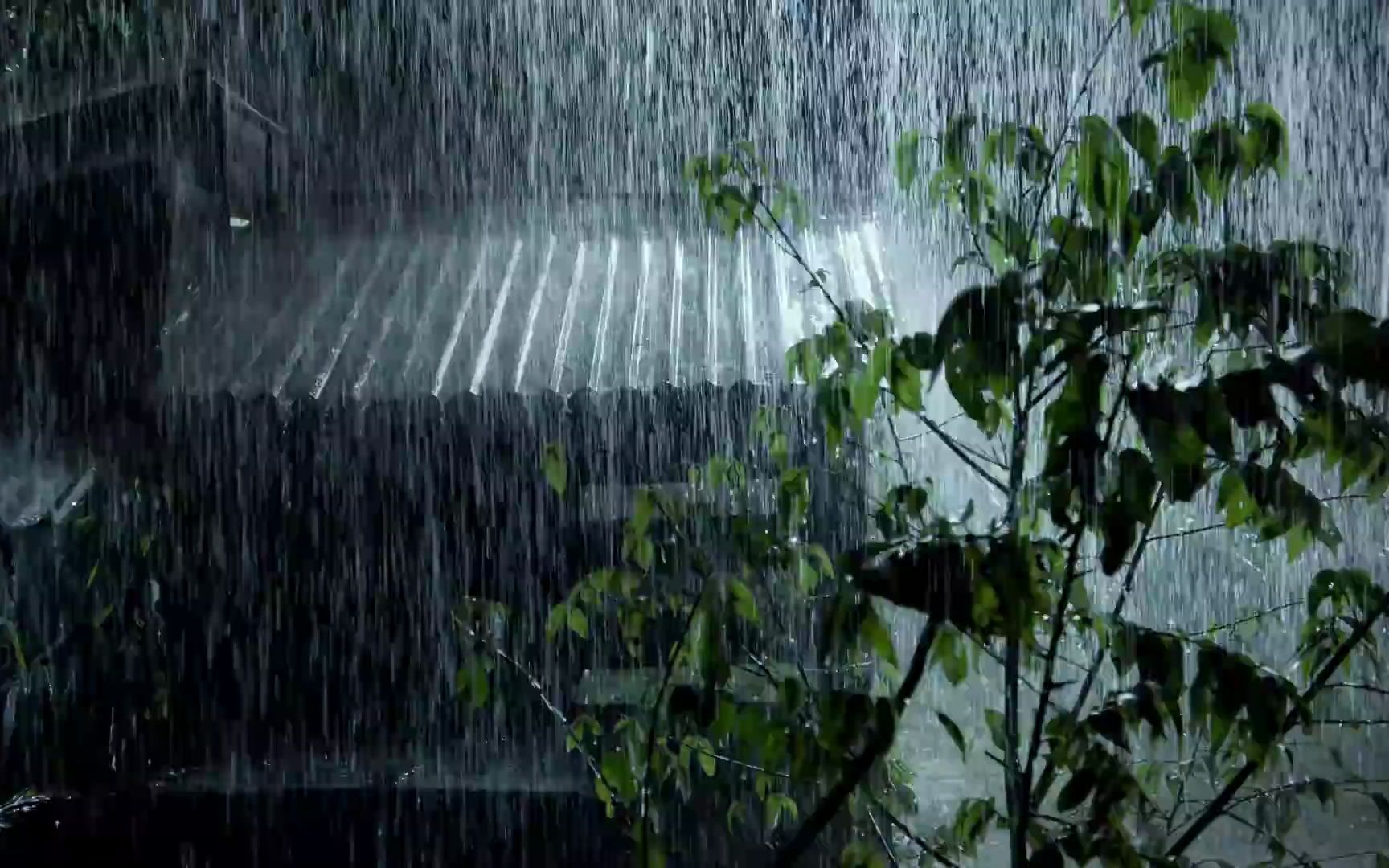 晚上用暴雨和强大的雷声在3分钟内战胜失眠 | 雨夜睡觉