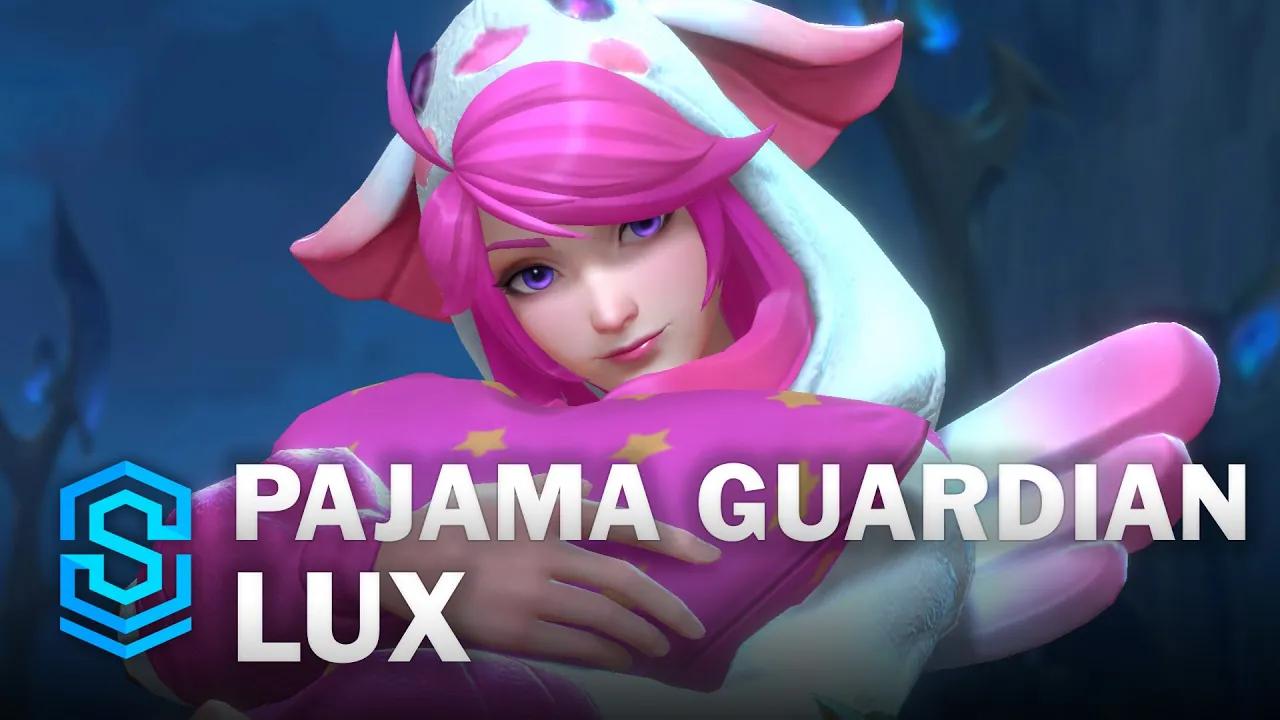 pajama guardian lux wild rift skin spotlight