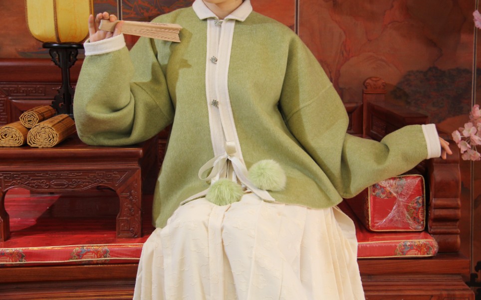 一衣两穿! 立领短袄!