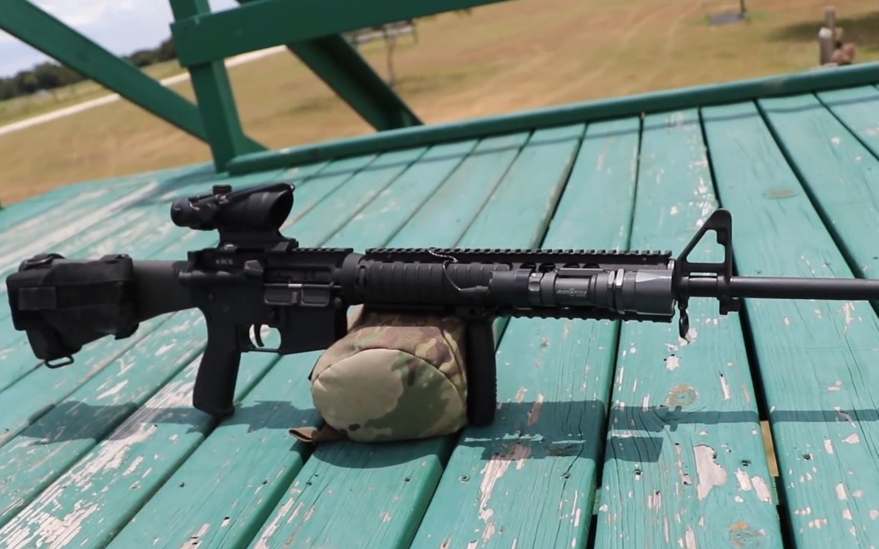 m16a4   acog 150码-500码实用性精度测试 (bcm upper)