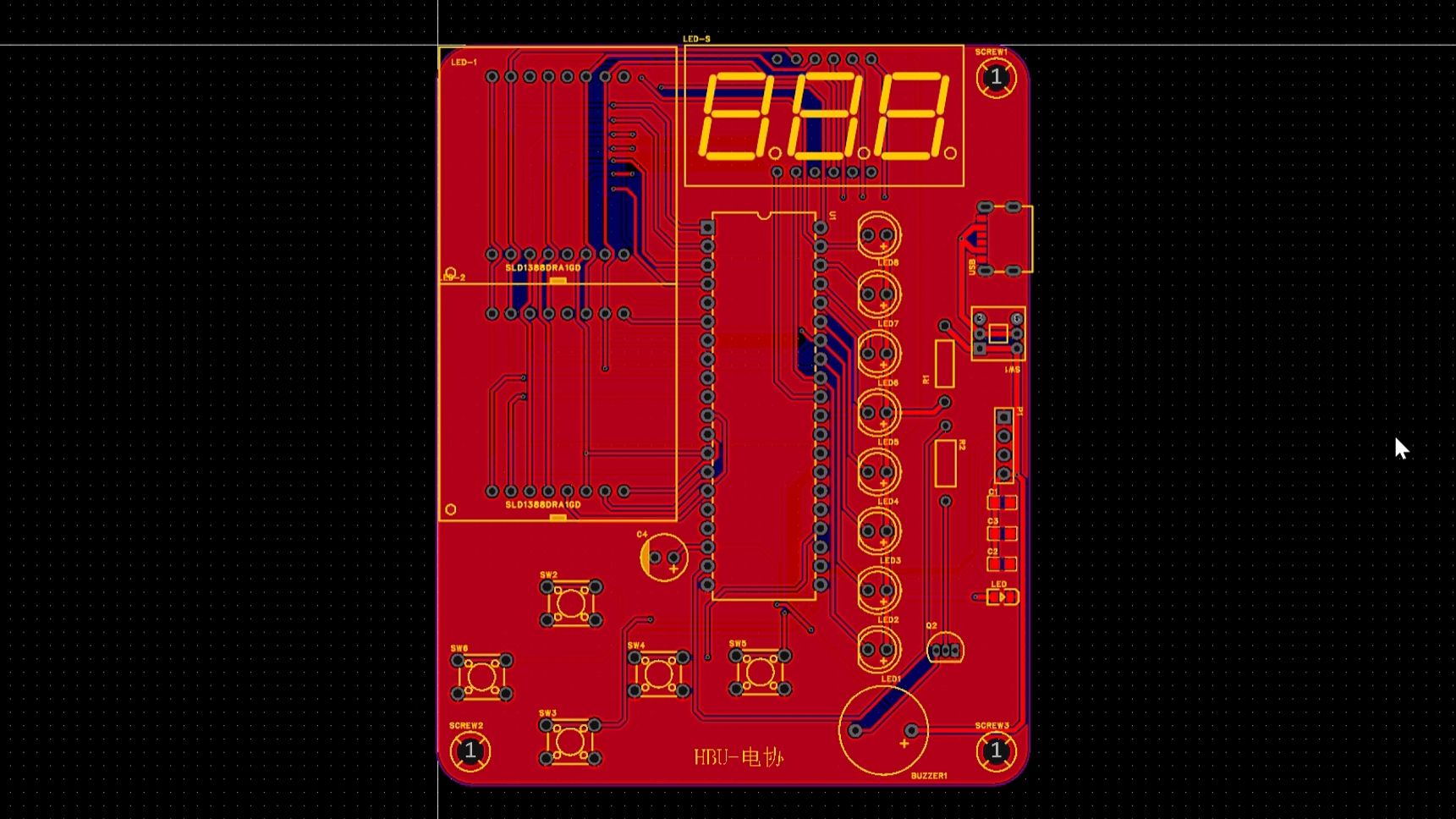 游戏机PCB绘制哔哩哔哩bilibili