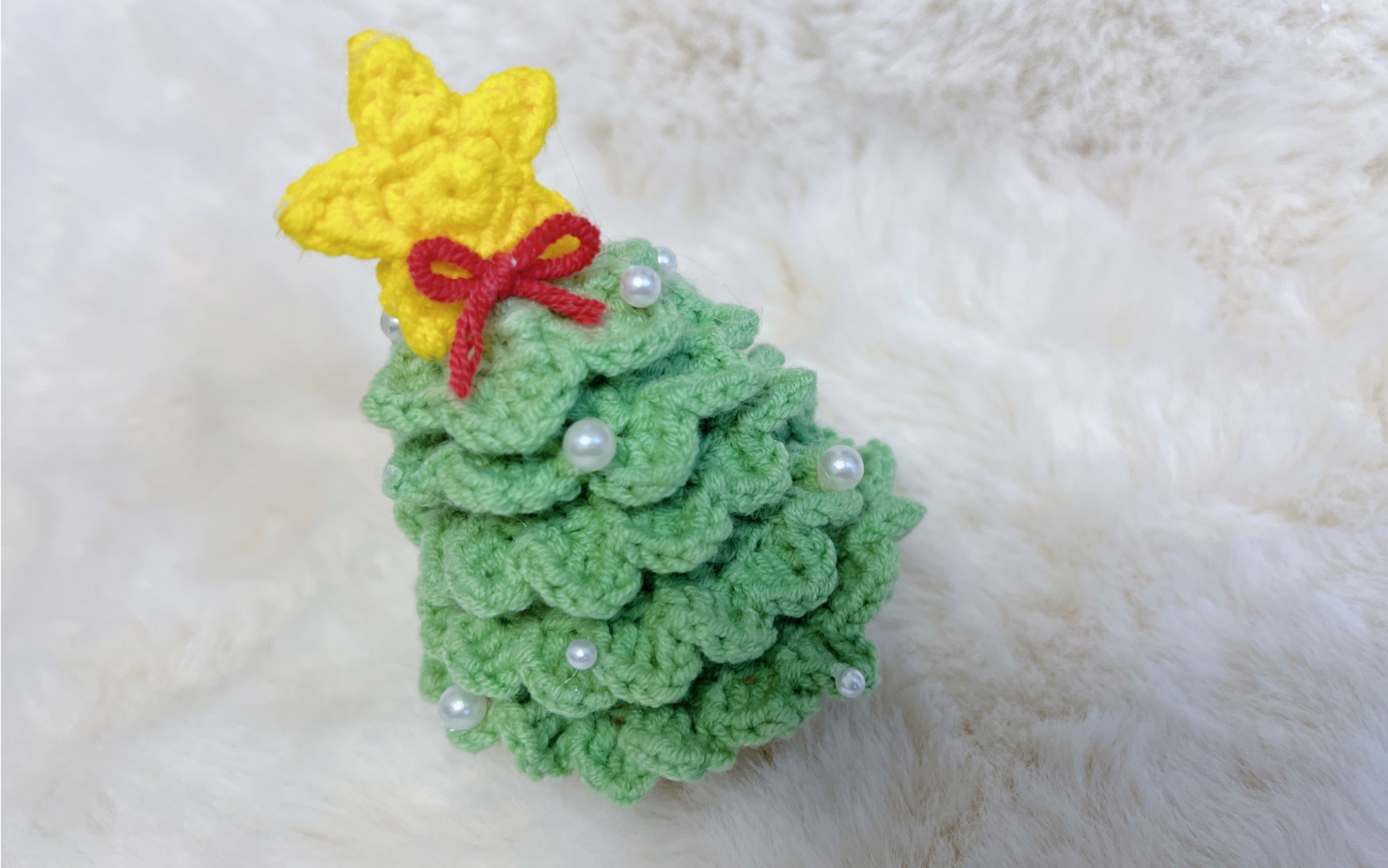 圣诞树钩织教程