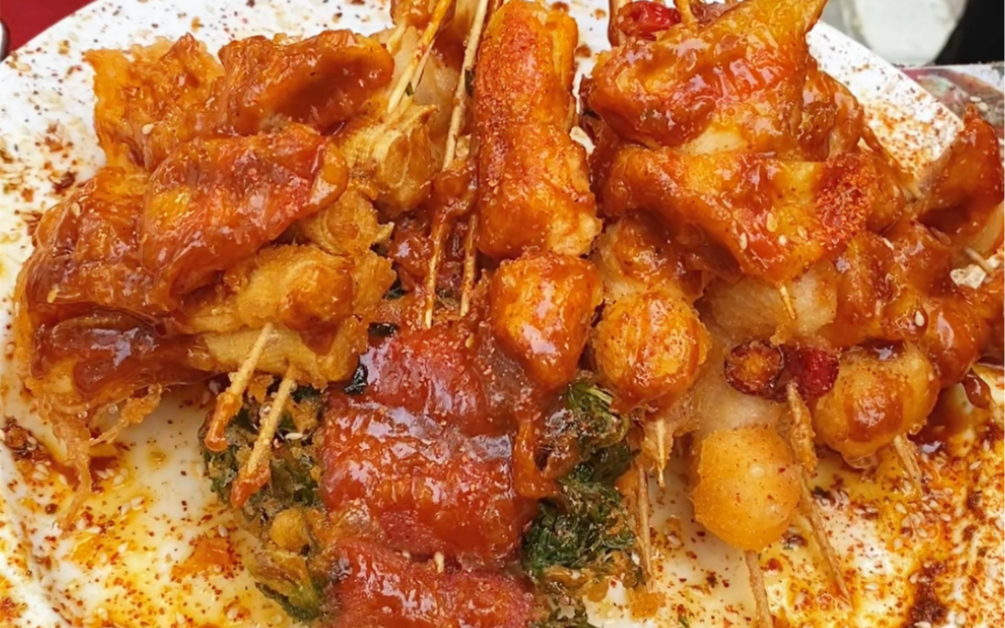 脆皮炸串脆浆糊做法哪里教学