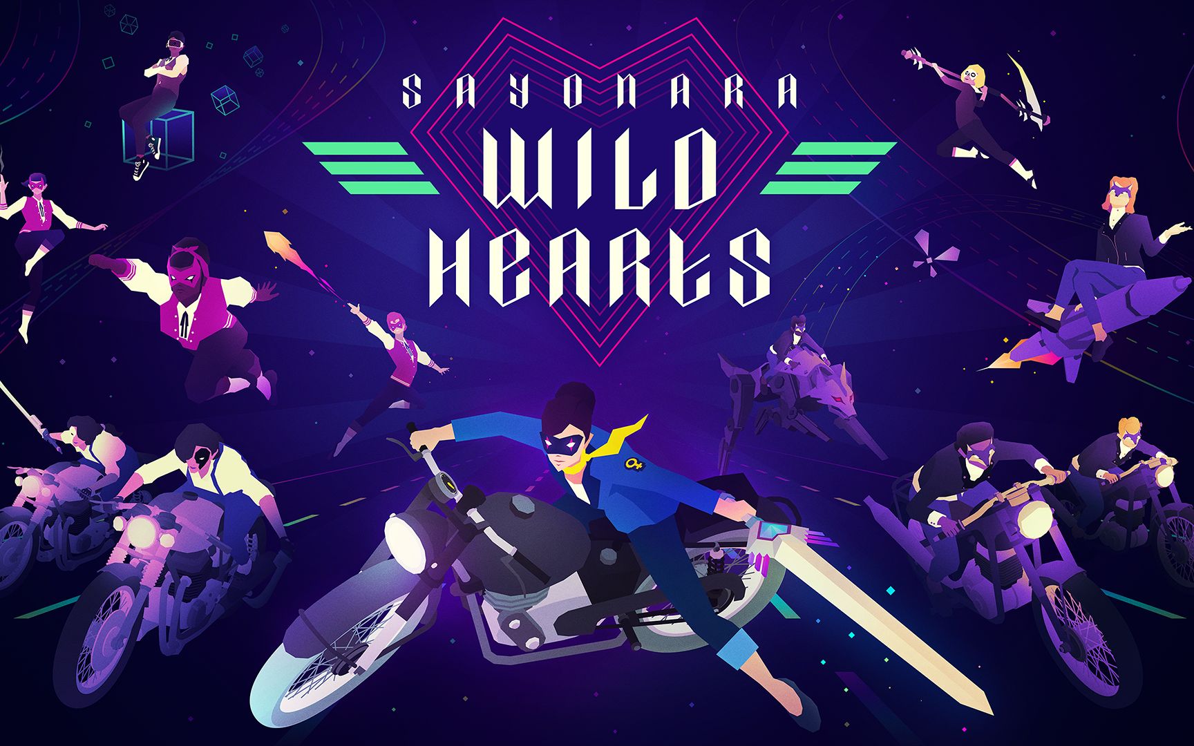 [图]【再见狂野之心】Sayonara Wild Hearts 全黄金通关 | 60fps | 杜比立体声 | Switch画质