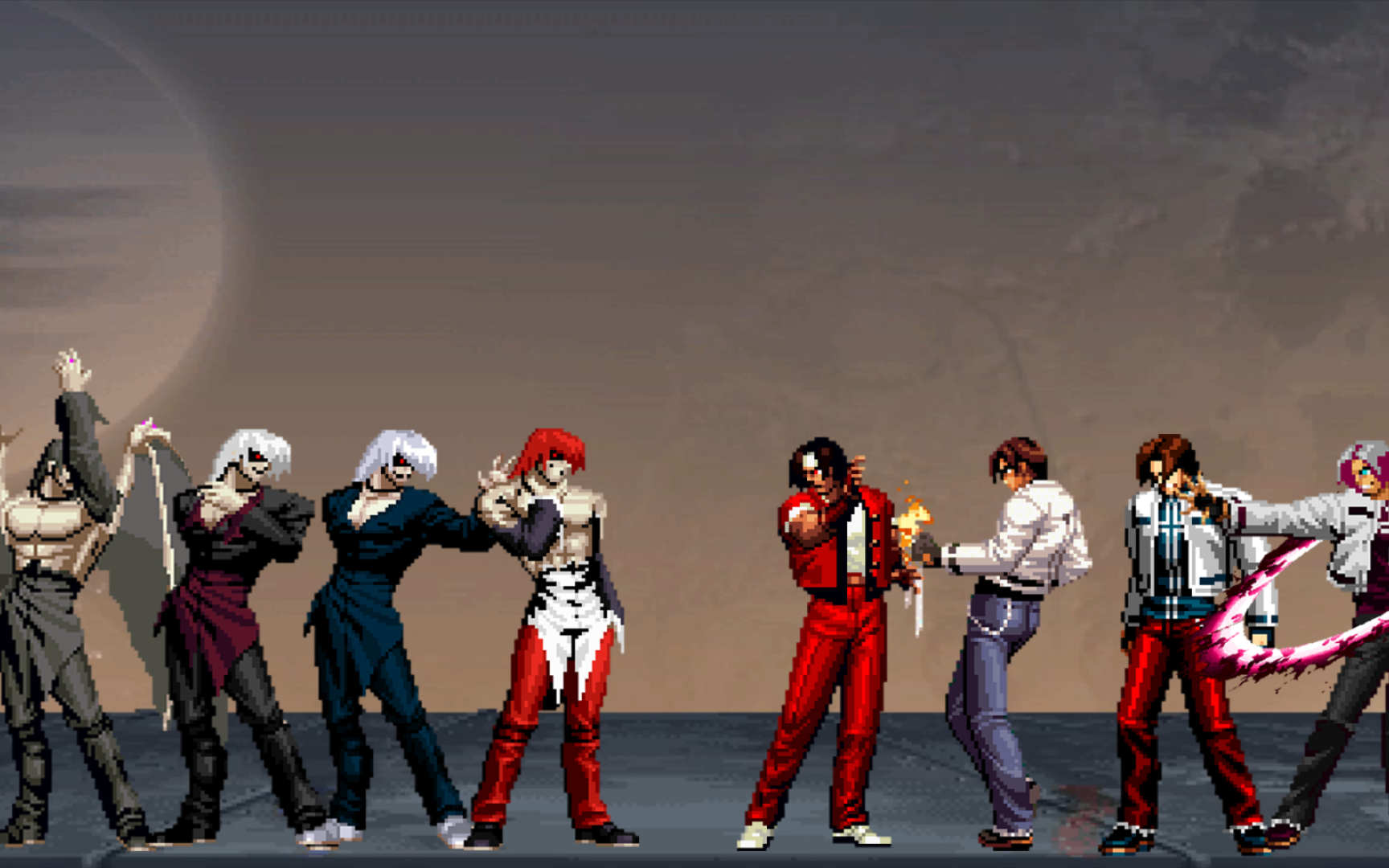 拳皇mugen 元素八神vs草薙京