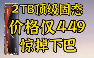 Video herunterladen: 449元的2T国产固态硬盘，长江存储直接把锅都踹翻了！