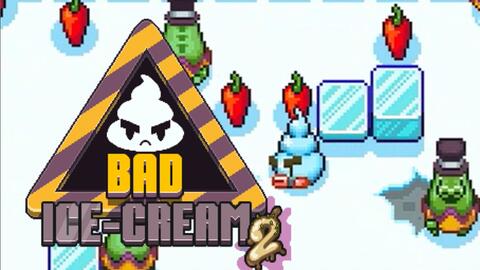 Nitrome】Bad Ice-Cream 2（坏蛋冰淇淋2）通关展示-哔哩哔哩