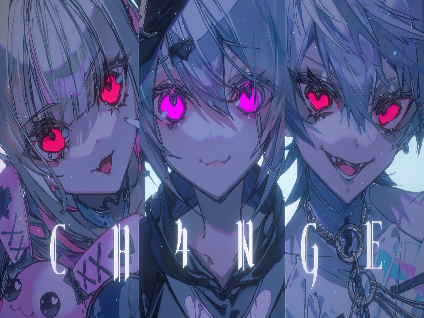 [图]【葛椎莉六周年】Giga - CH4NGE cover【葛叶x魔界之莉莉姆x椎名唯华】