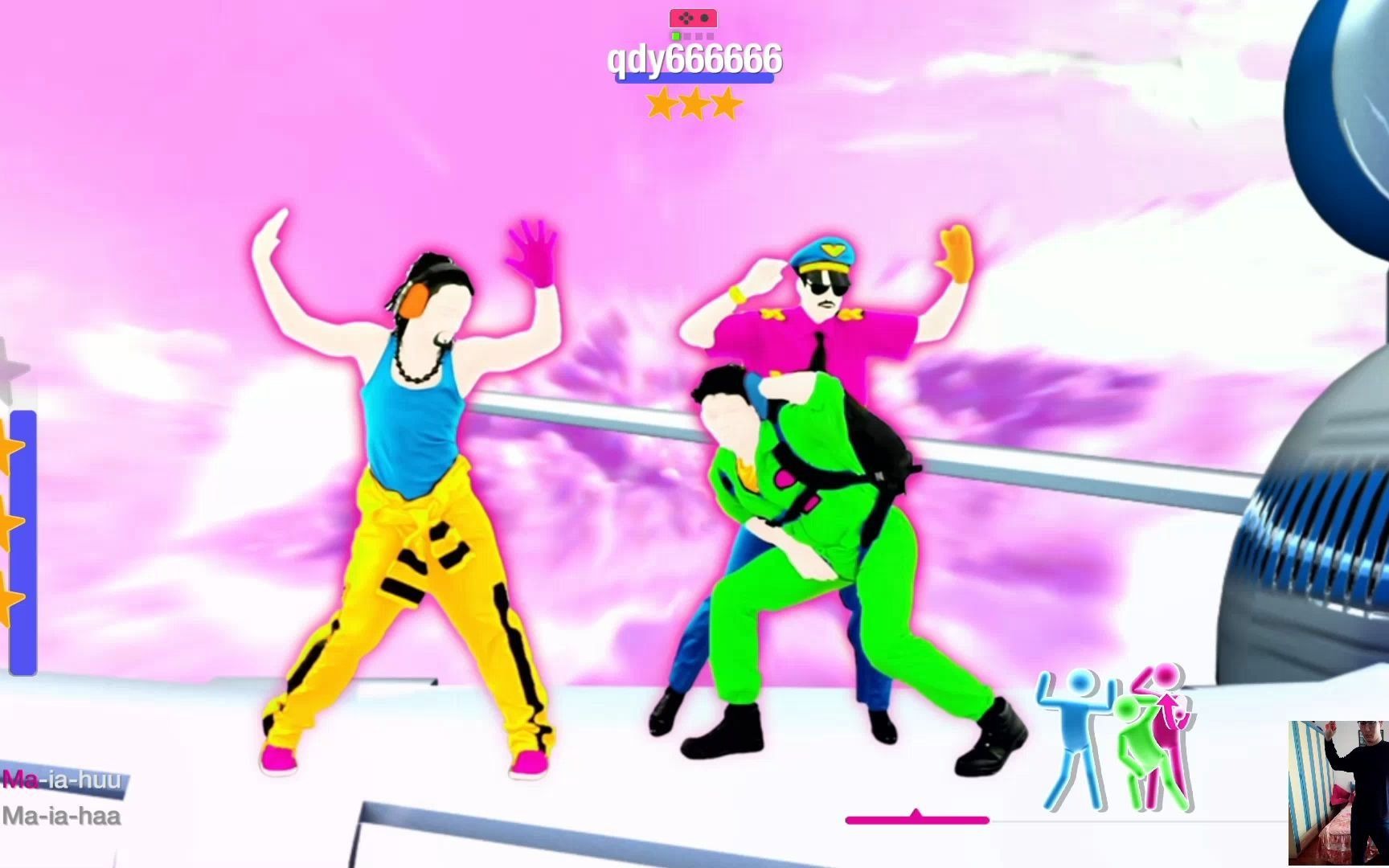 【秋刀鱼】JustDance 2021 舞力全开随意跳—Dragostea Din Tei(蚂蚁牙黑)哔哩哔哩bilibili