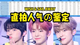 Télécharger la video: 拉表看NCT WISH首周直拍人气排名！7场拉表！总播放量排名，汇总看WISH，SAIL AWAY直拍排名TOP