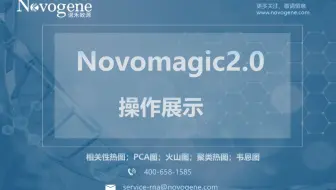转录组云平台Novomagic2.0-基因表达水平和差异表达基因分析（相关性分析；PCA分析；火山图；聚类热图；韦恩图）