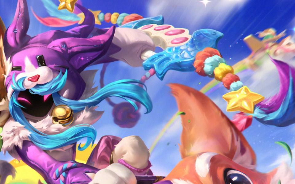 【英雄联盟】猫狗大战 千珏 皮肤预览