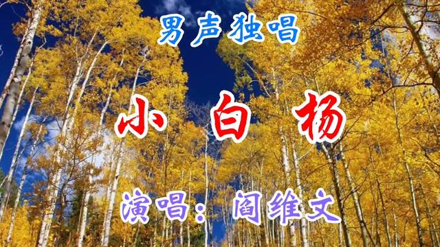 阎维文一曲《小白杨》庆祝中国人民解放军建军九十五周年
