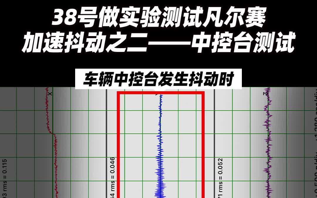 38号做实验测试凡尔赛加速抖动之二——中控台测试哔哩哔哩bilibili