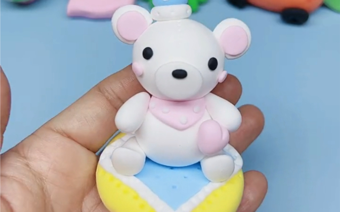 超轻粘土教程第27期:熊宝宝