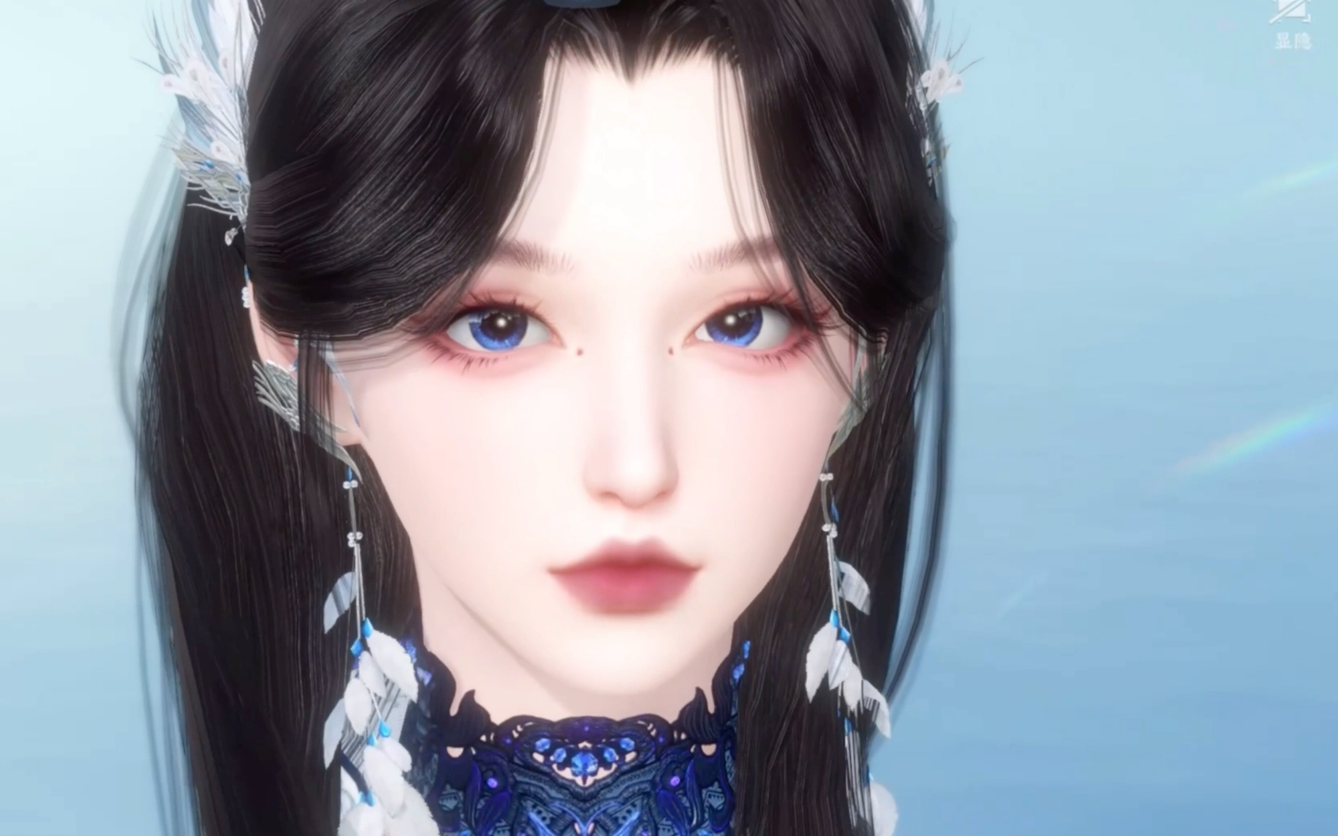 【逆水寒手游捏脸】美神下凡(不小心美到你了,骚奥瑞