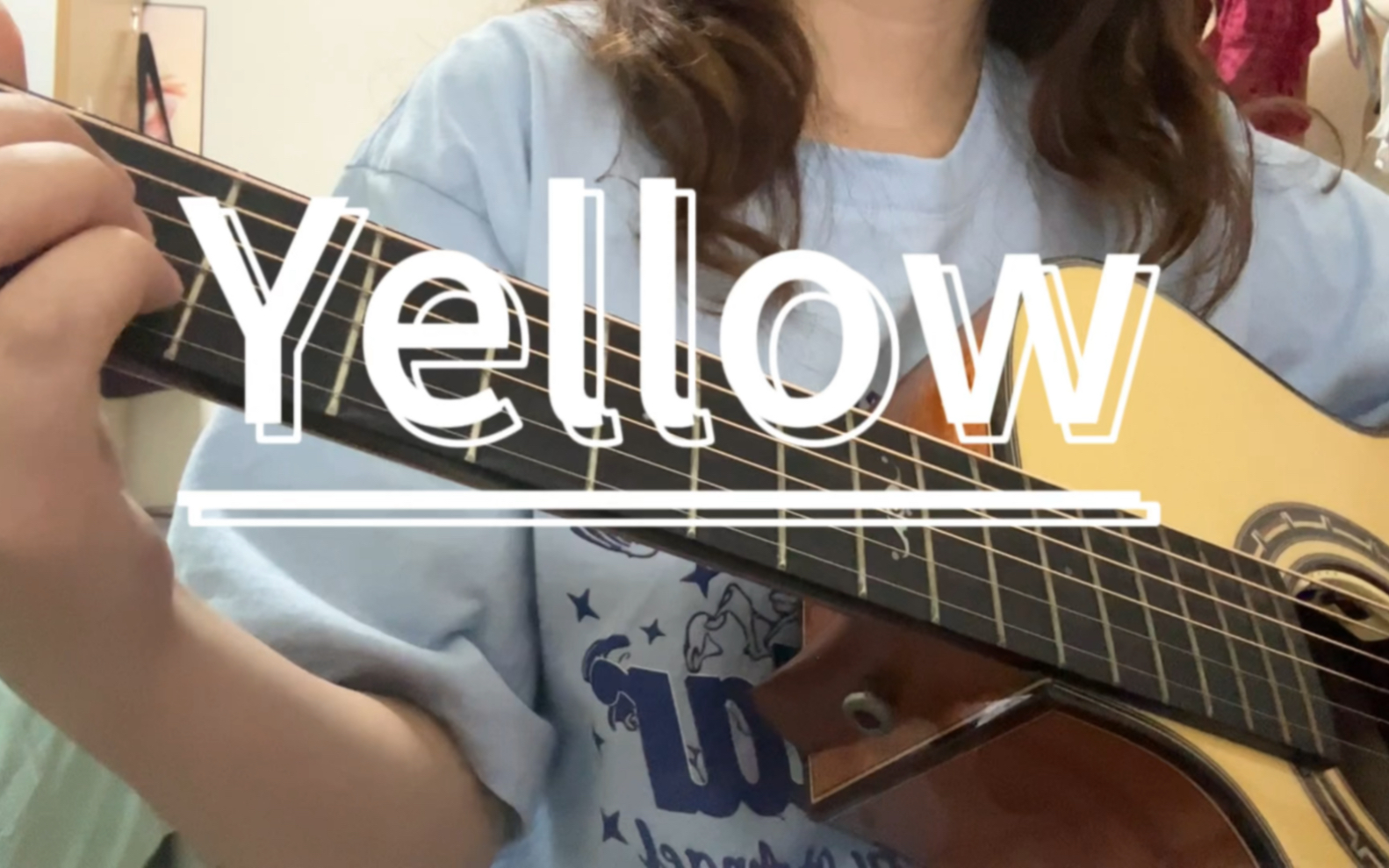 《Yellow》— Coldplay 吉他弹唱-樱桃的小圆子-樱桃的小圆子-哔哩哔哩视频
