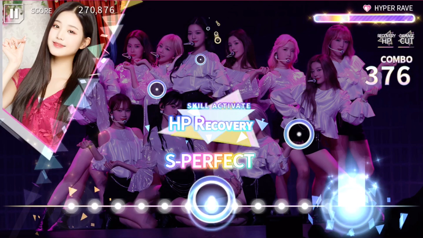 iz*one官方音游superstar izone更新 菲斯塔fiesta最难程度