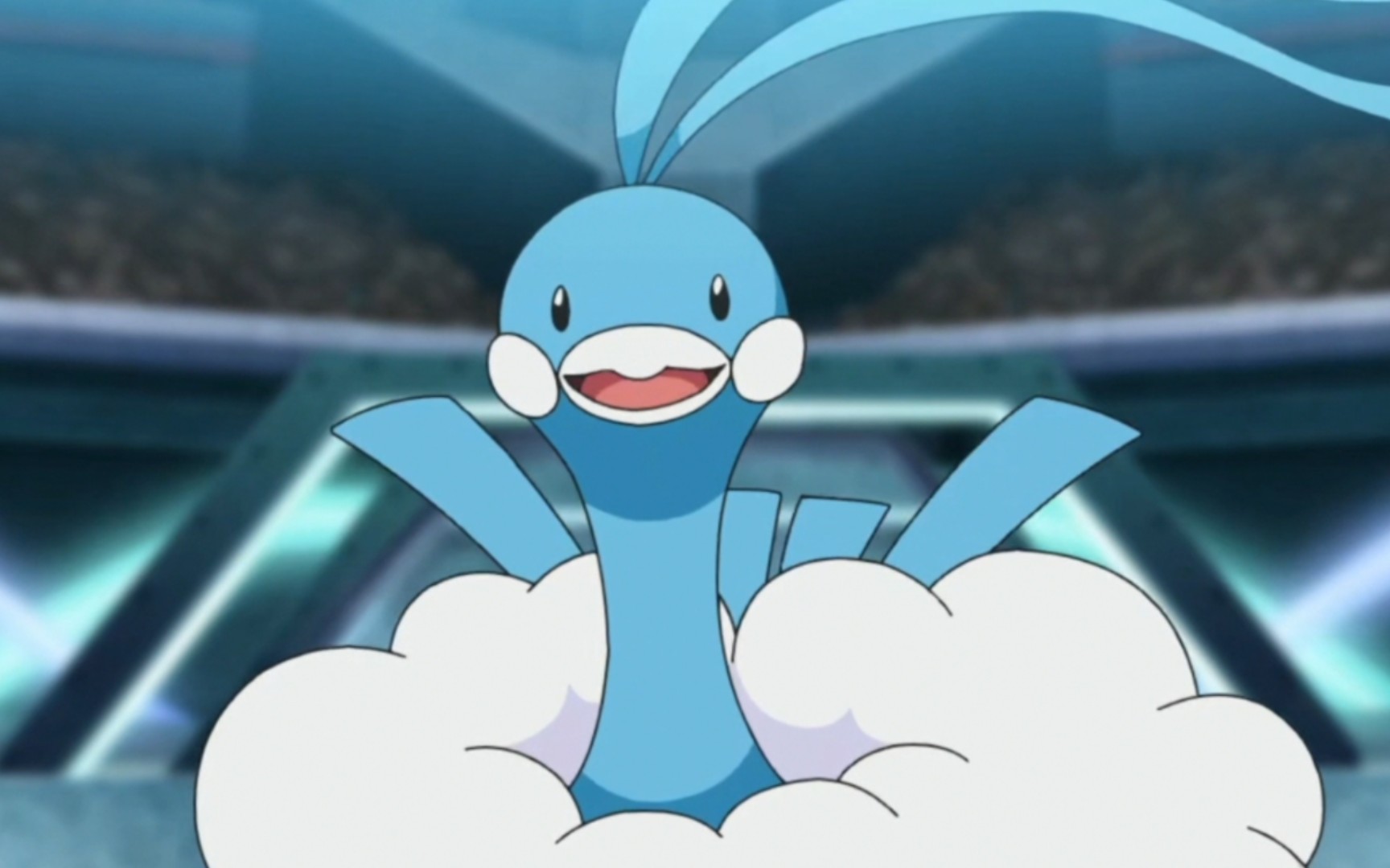 色批鳃鱼龙,居然被七夕青鸟的呆毛迷住了!