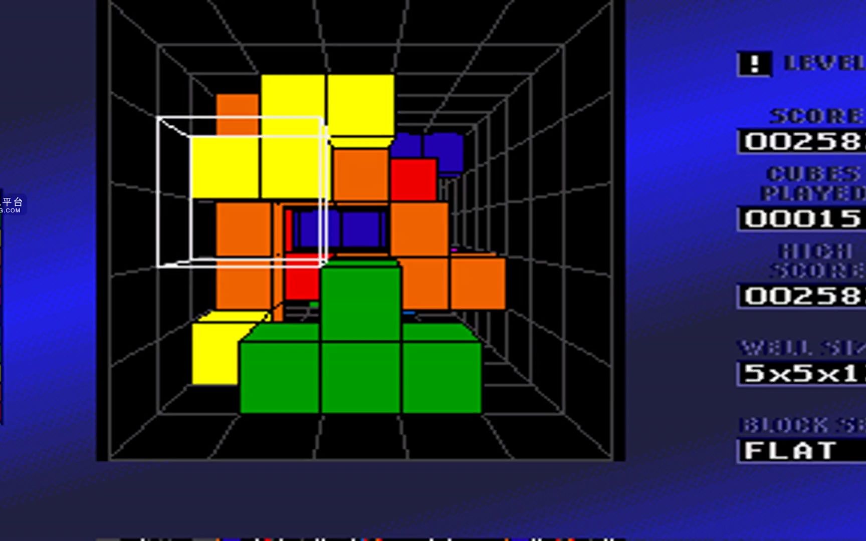 【游聚平台】一命速通《立体俄罗斯方块》排名第一 玩家:蓝莓皮