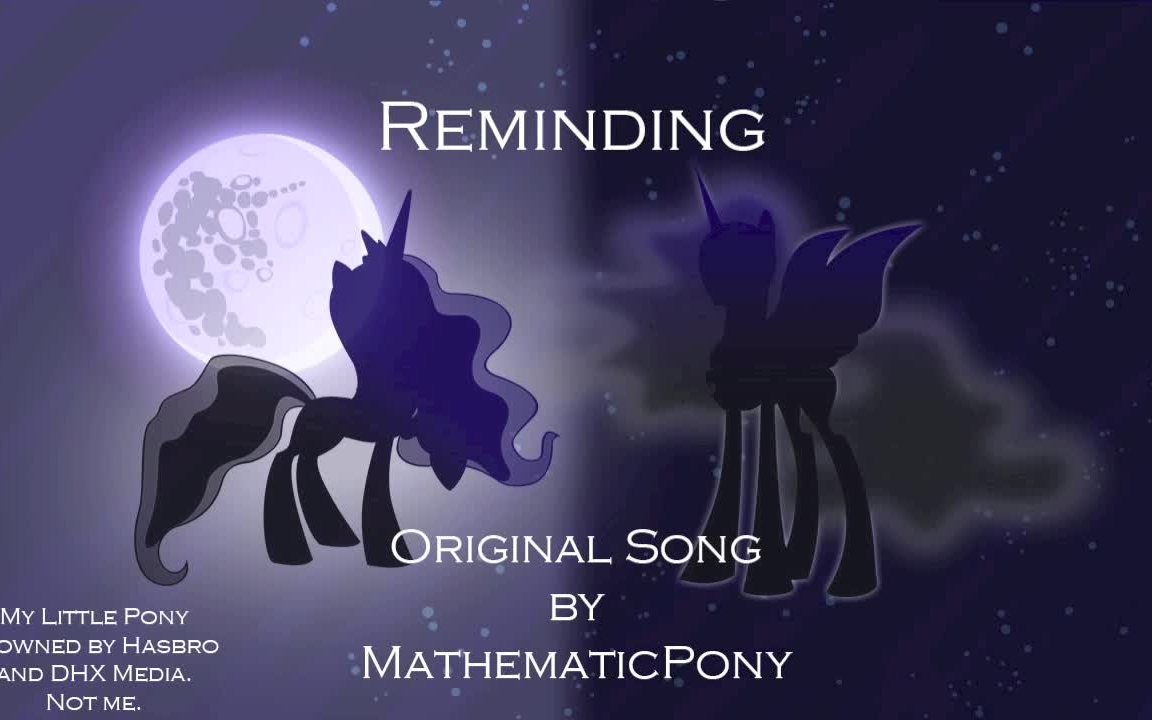 【MathematicPony】Reminding哔哩哔哩bilibili