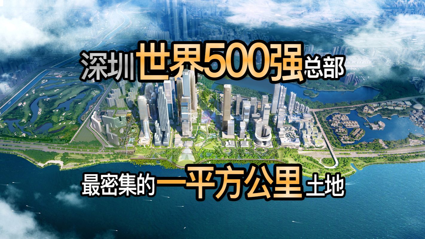 【YES】深圳世界500强总部大楼最密集的一平方公里土地哔哩哔哩bilibili