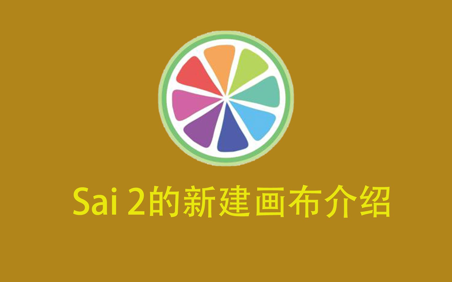 活动作品sai的新建画布介绍