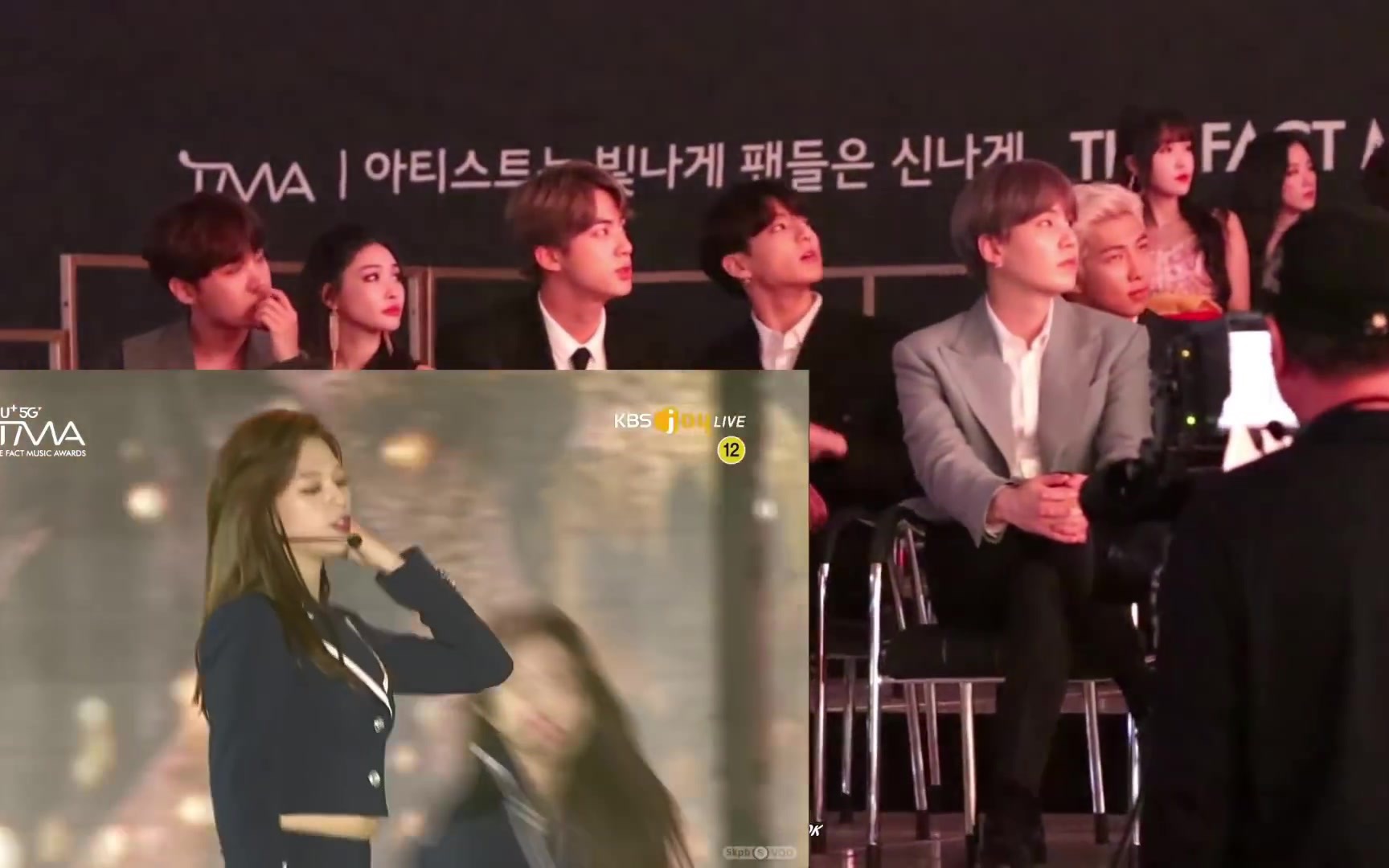 [图]BTS react to TWICE Yes or Yes & Dance the Night Away TFMA