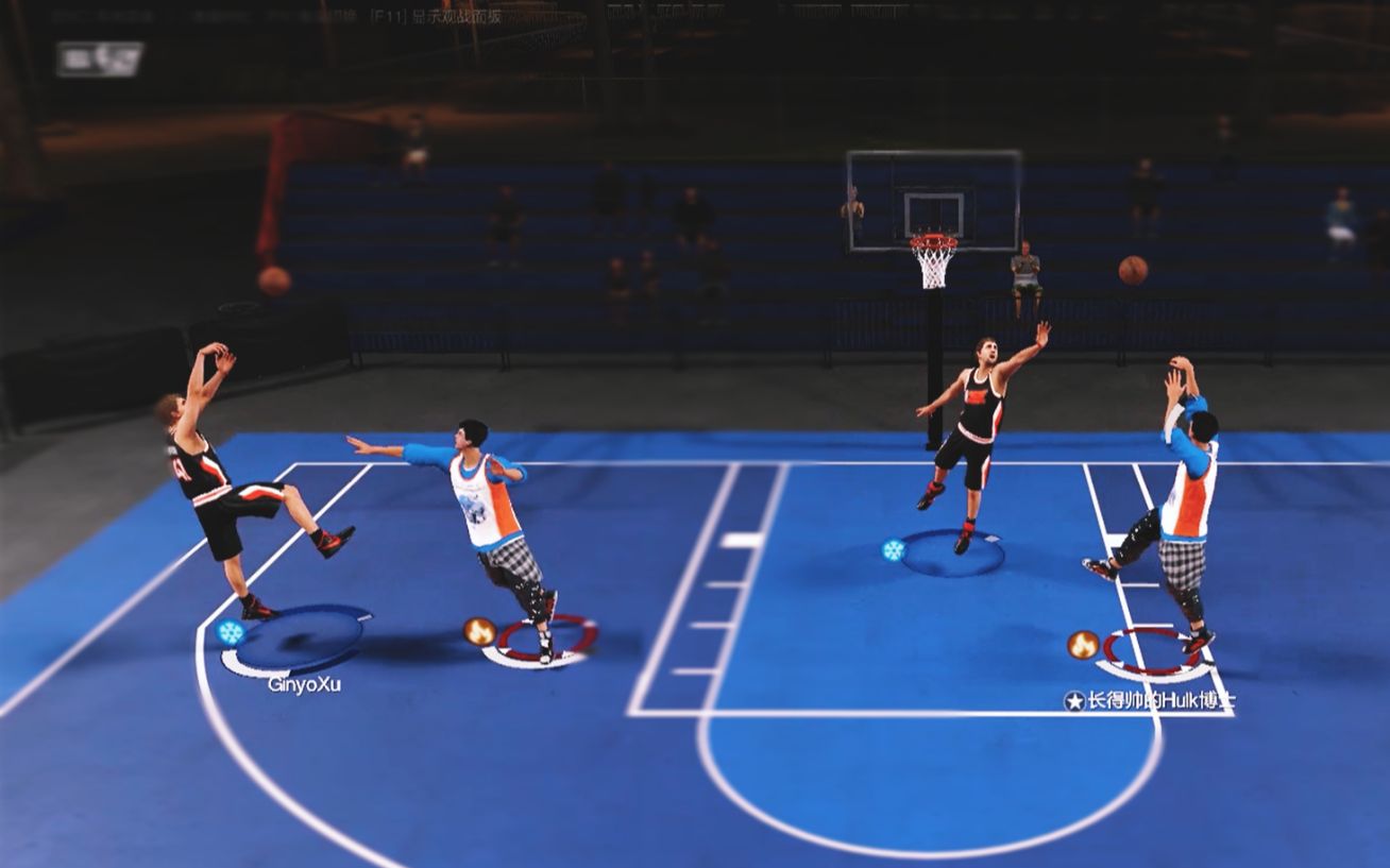 【nba2kol2】麦克海尔vs诺维斯基(麦克海尔高命中背身实战 街头1v1)