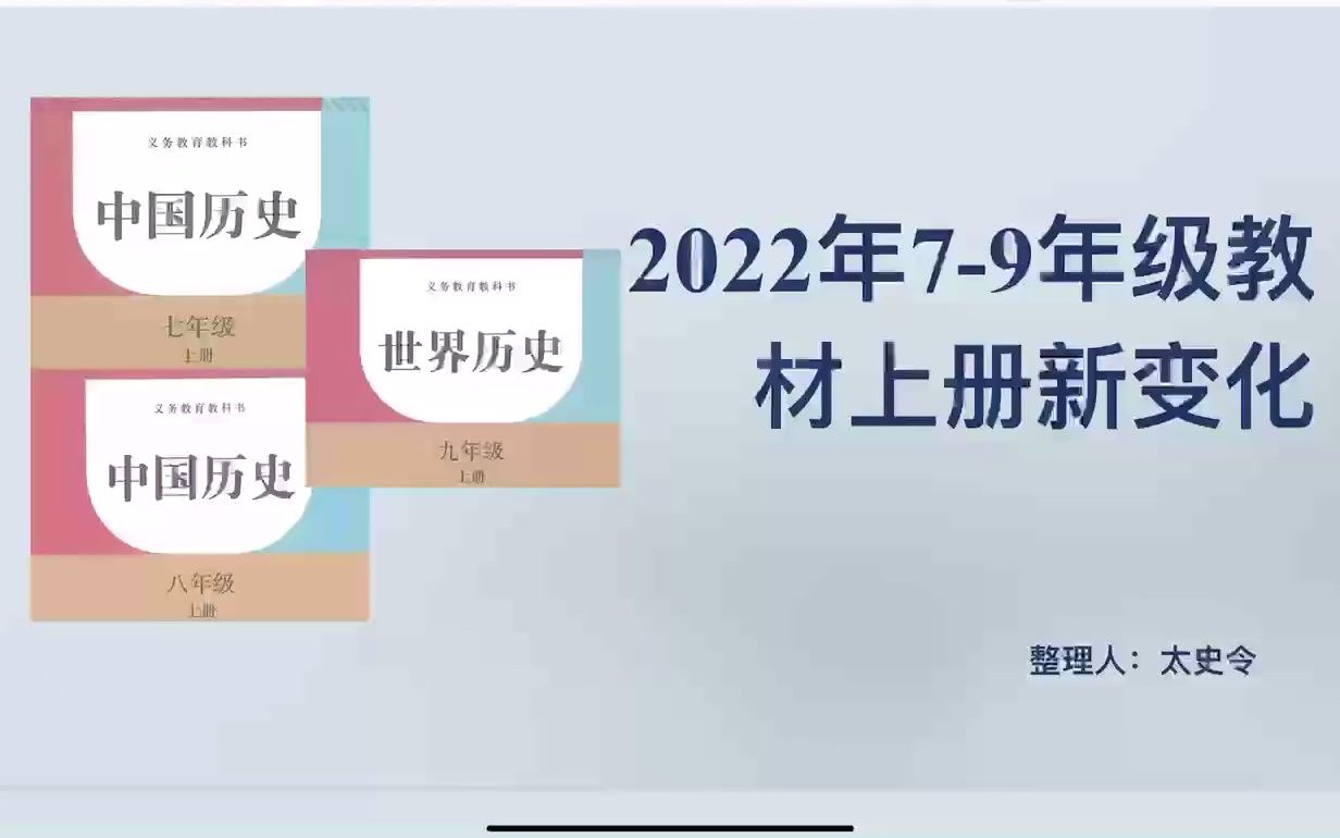 [图]【教变早知道】2022年初中7-9年级上册教材新变化