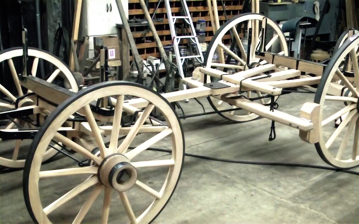 马车架制作 原标题(wagon undercarriage - from scratch #1 )
